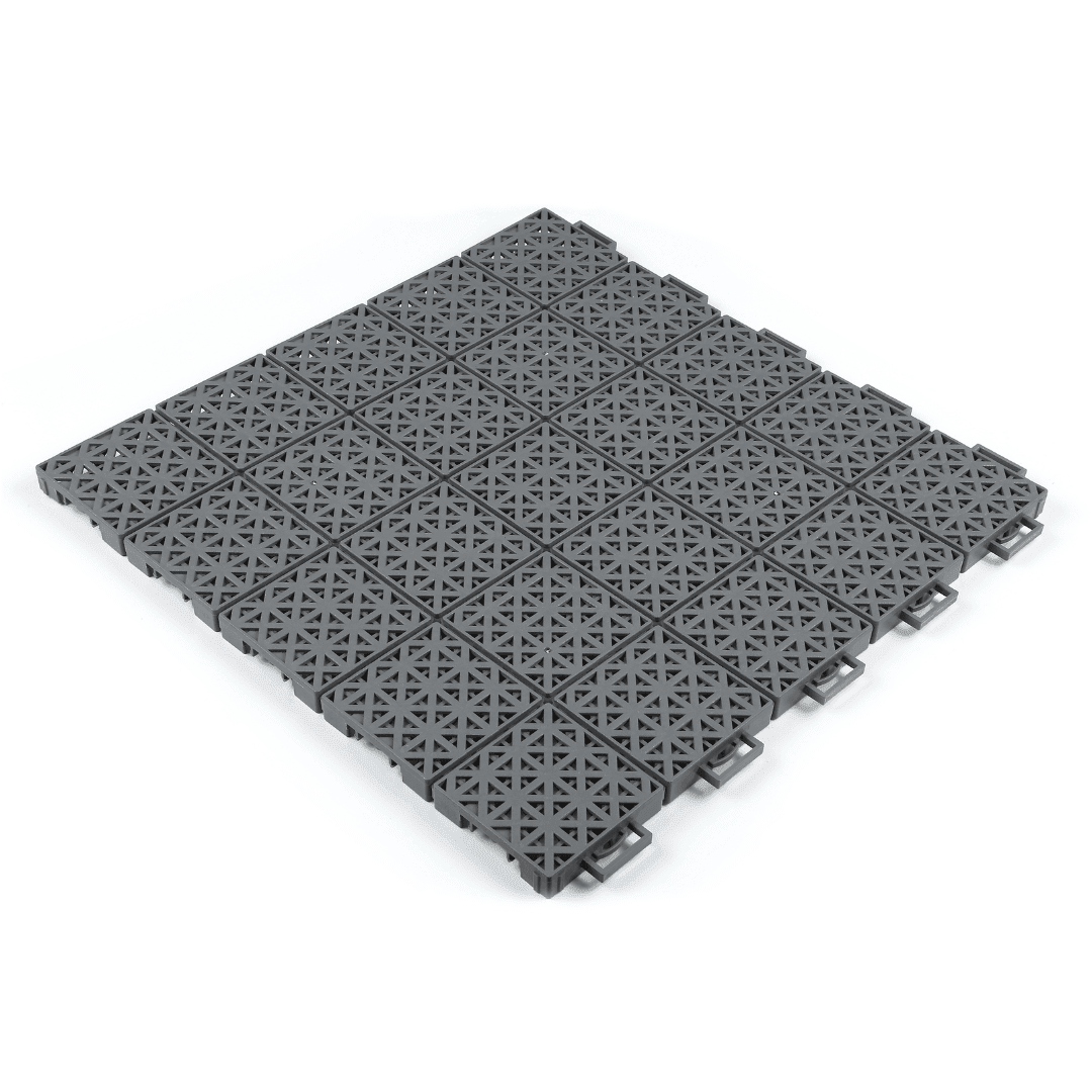 Singles Tennis Court System with Court Markings